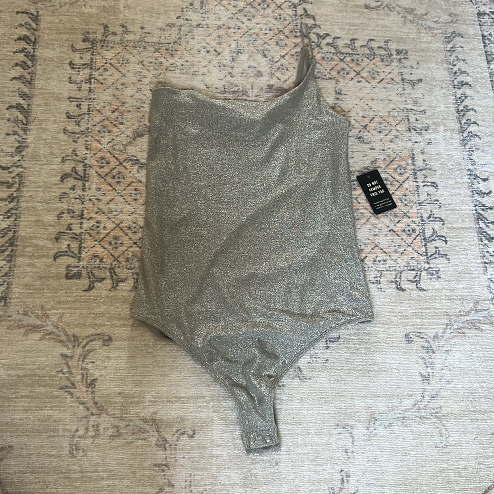 Express single shoulder bodysuit